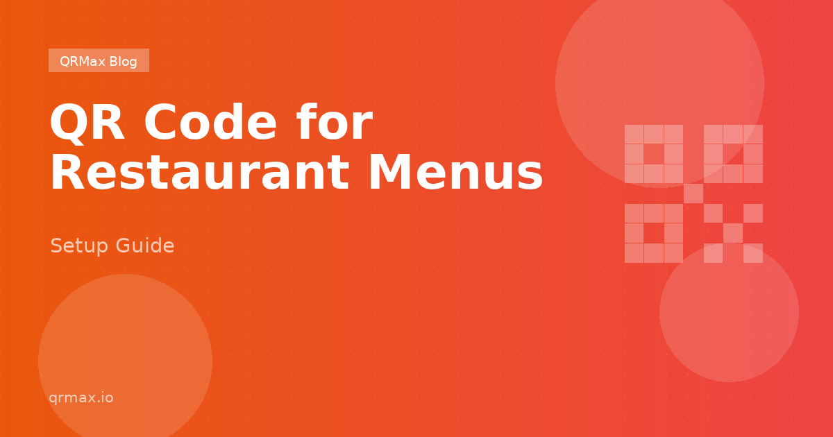 How to Create a QR Code for a Restaurant Menu