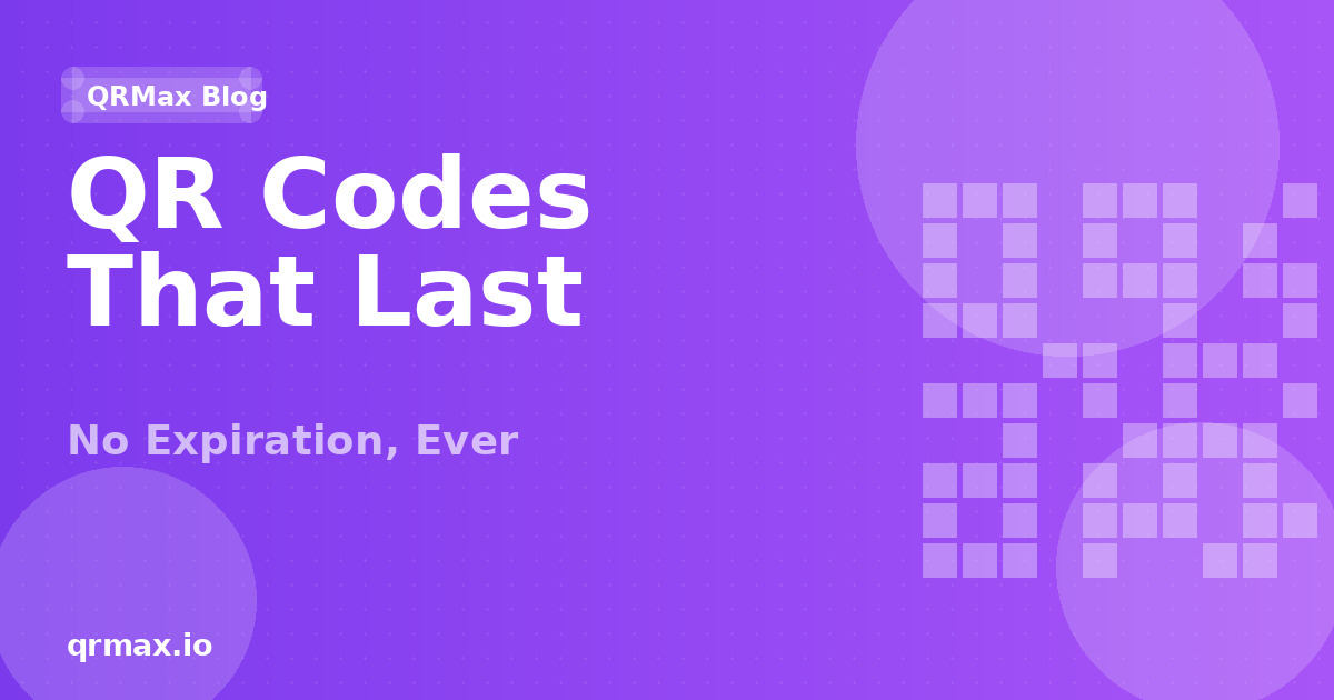 How to Make a QR Code That Doesn't Expire